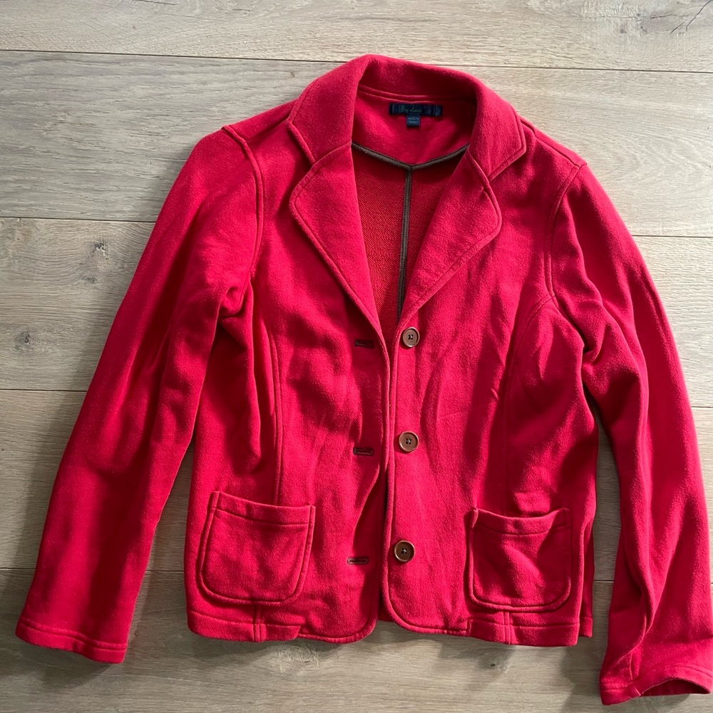 Boden knit blazer, 100% cotton - size 14